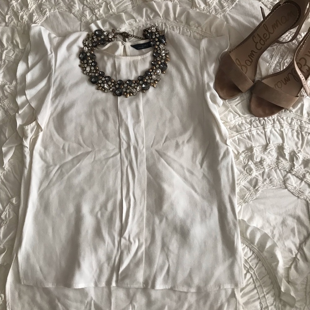 White Zara blouse